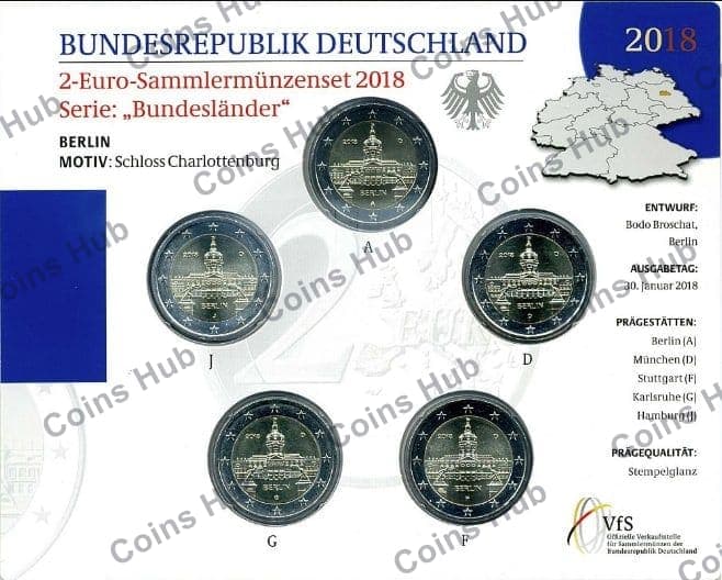 €2 commemorative coin set