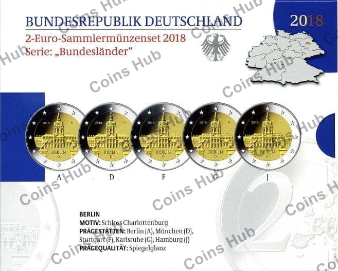€2 commemorative coin set
