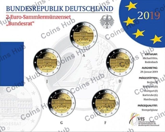 €2 commemorative coin set