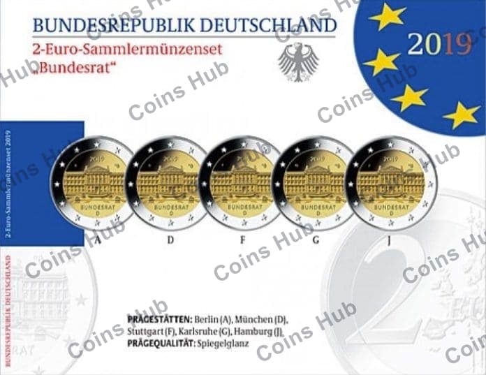 €2 commemorative coin set