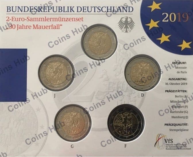 €2 commemorative coin set