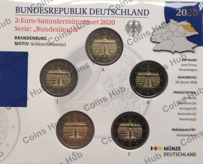 €2 commemorative coin set