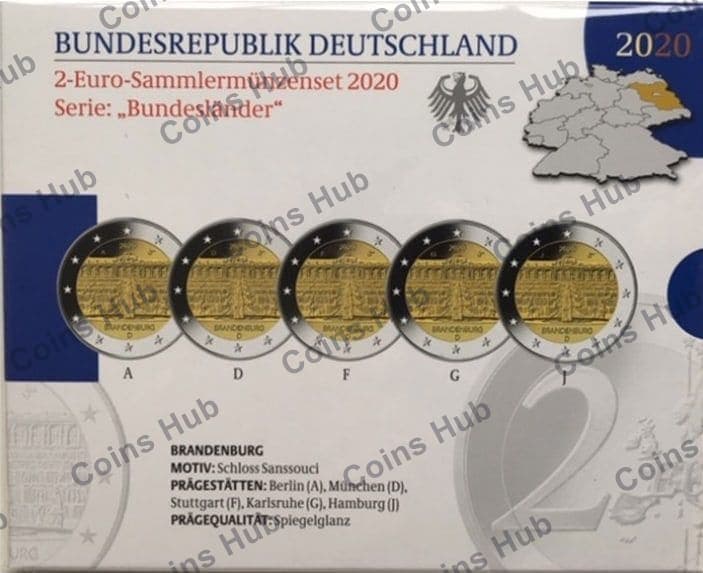 €2 commemorative coin set