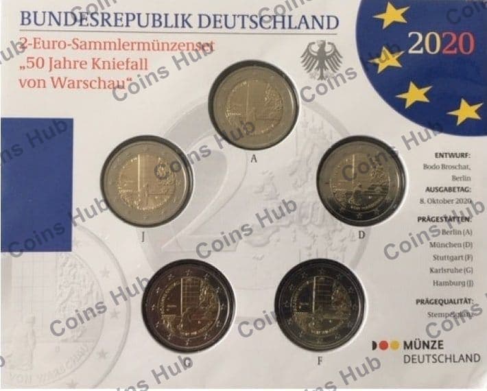 €2 commemorative coin set