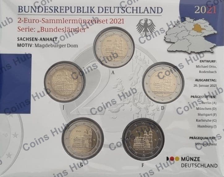 €2 commemorative coin set
