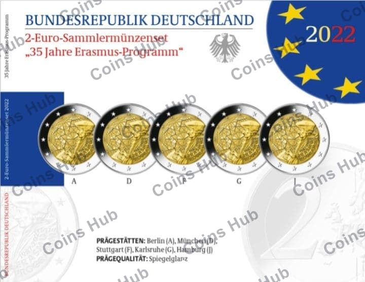 €2 commemorative coin set
