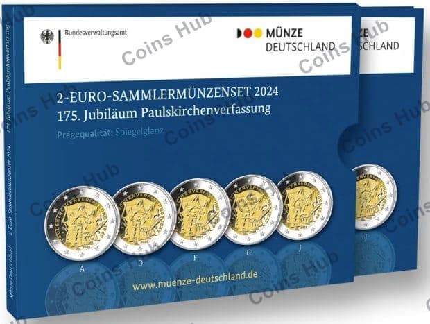 €2 commemorative coin set