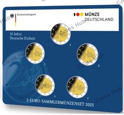 €2 commemorative coin set