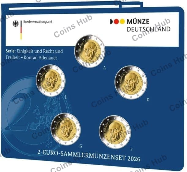 €2 commemorative coin set