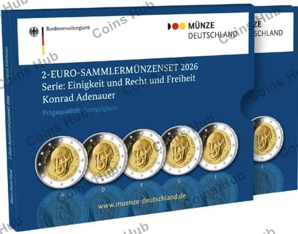 €2 commemorative coin set