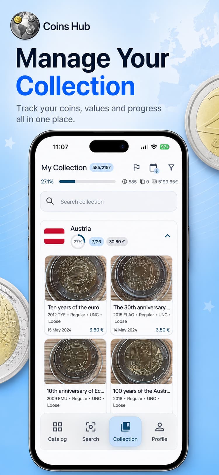 Manage your collection