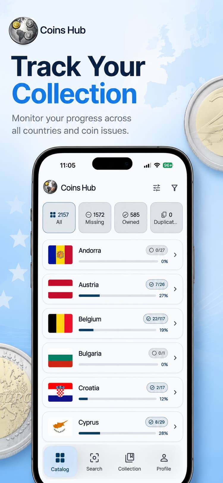 Track your collection